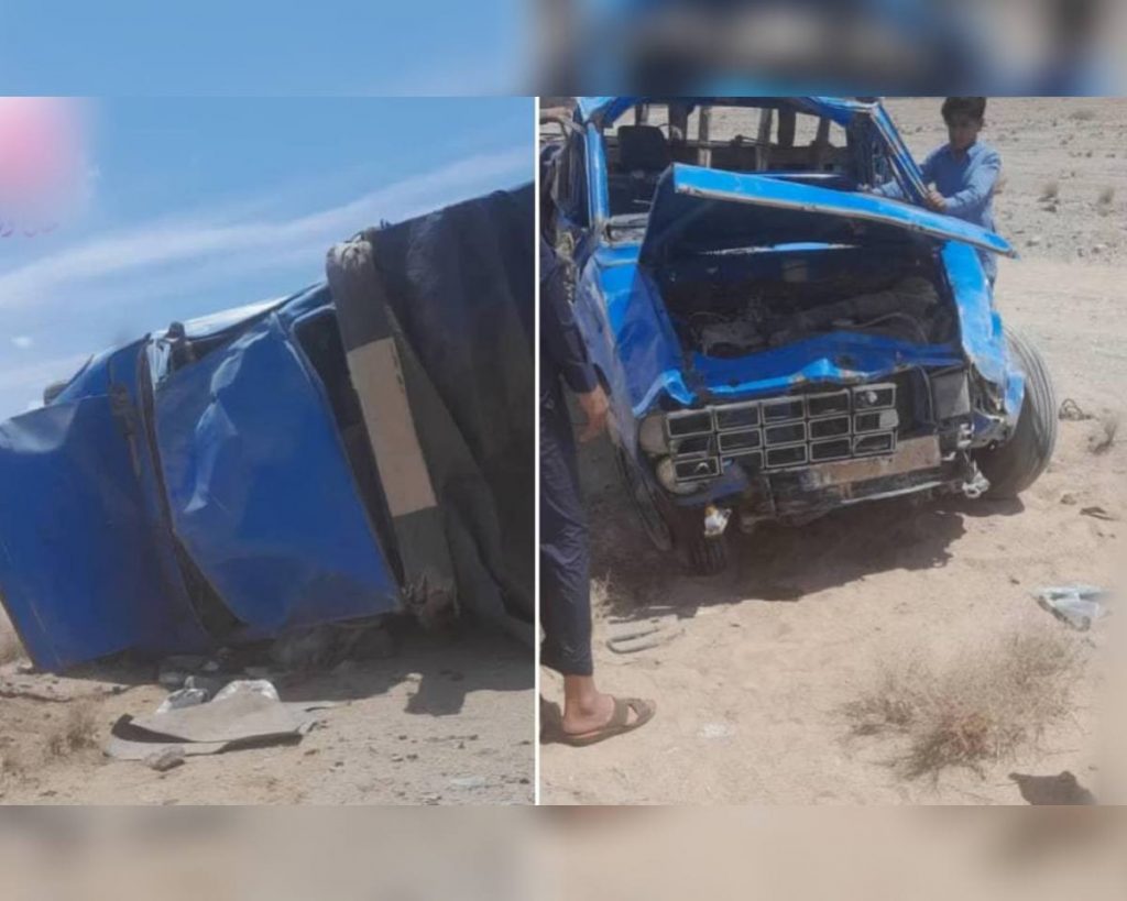 Zahedan; Injury of Two Baloch Sukhtbars in a Road Accident.