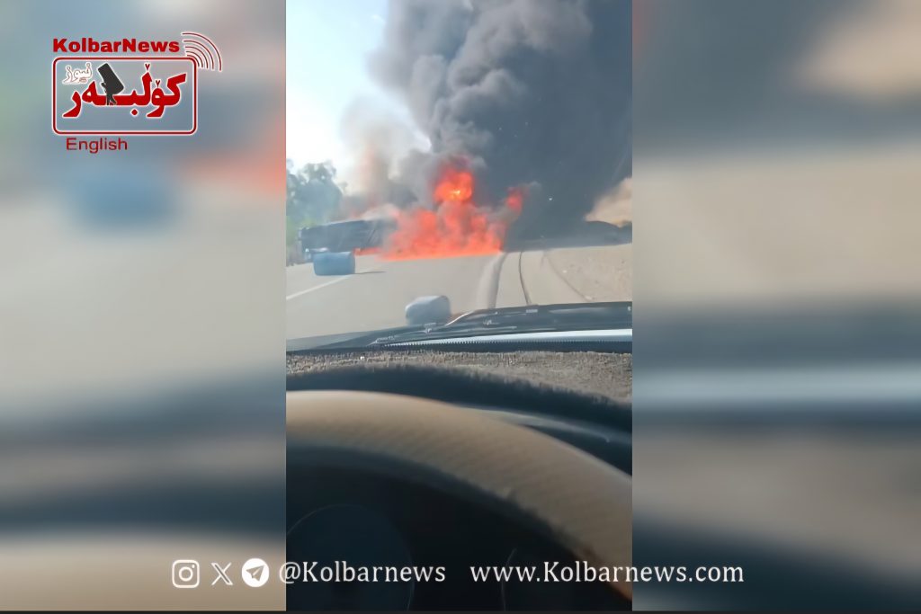 Rask–Sarbaz: Video Shows Sukhtbari Vehicle Catching Fire After Overturning