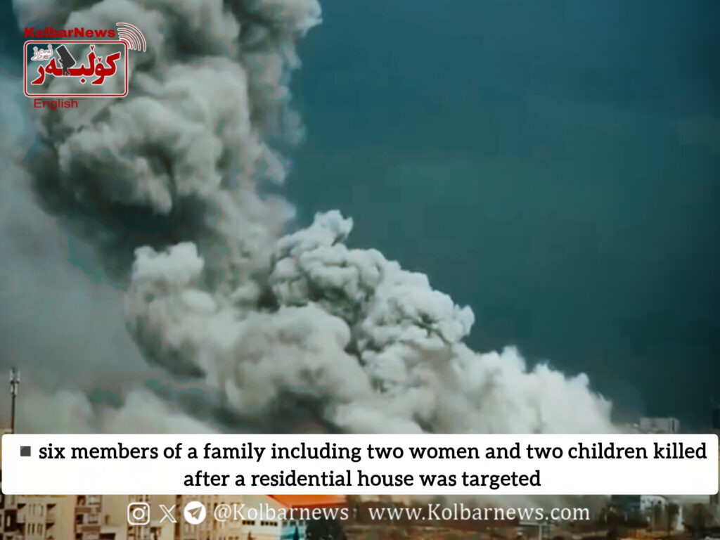 Ivan; six members of a family including two women and two children killed after a residential house was targeted