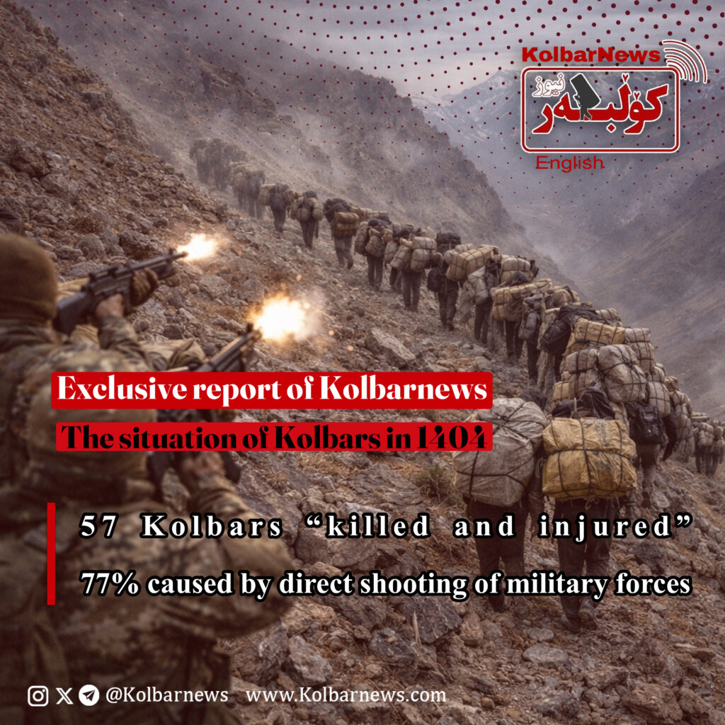 The Situation of Kolbars in1404; 57 Kolbars Killed and Injured, 77% Caused by Direct Shooting of Military Forces “Exclusive Report of Kolbarnews”